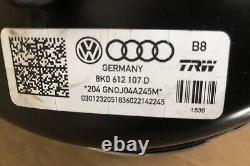 Audi Vw Brake Servo /booster 8k0612107d Or 8k0-612-107-d New See Description