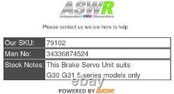 BMW Brake Servo Unit G30 G31 5 SERIES 34336874524