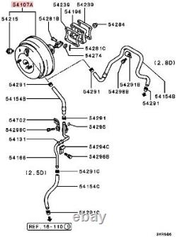 Brake Booster Servo & Cylinder Assy Mitsubishi Pajero V34w Mk2 2.5td