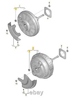 New Genuine Audi Seat Skoda Volkswagen Brake Booster Servo Rhd 5q2614106n